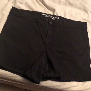 AEO Twill Midi Shorts Size 18